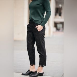 J Crew Lace Pull On Lined Pants